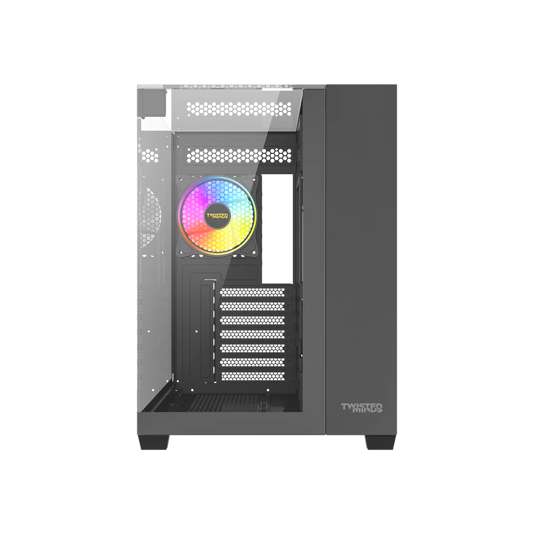 Twisted Minds Warden Rider Gaming Case Mid Tower 04 Black – TM-M2858-B - Desert Games