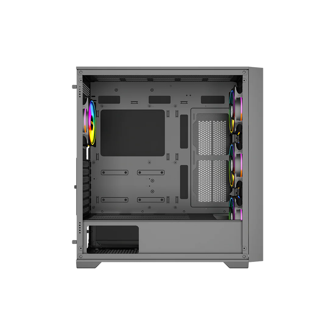 Twisted Minds Storm Rider - 04 Mid Tower Gaming Case - Black – TM-CT200-B - Desert Games