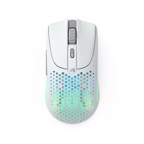 Glorious Model O 2 Wireless RGB Optical Gaming Mouse - Matte White | GLO-MS-OWV2-MW - Desert Games