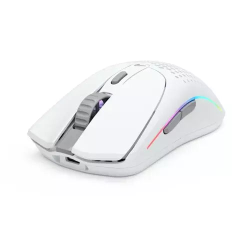 Glorious Model O 2 Wireless RGB Optical Gaming Mouse - Matte White | GLO-MS-OWV2-MW - Desert Games