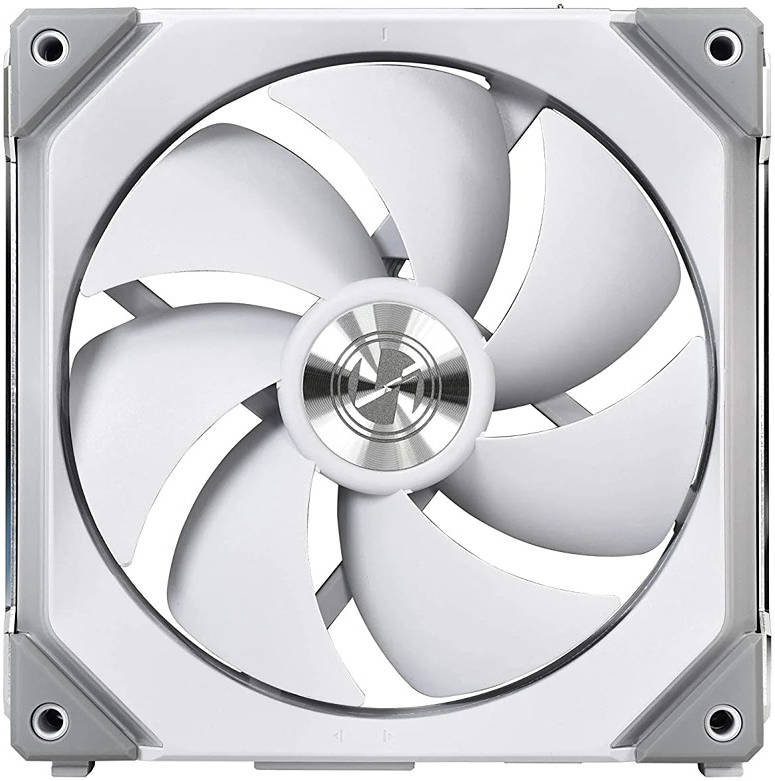 Lian Li UNI FAN SL140 Digital Addressable RGB 140 Fan, Single Pack, White | G99.14UF1W.00 - Desert Games