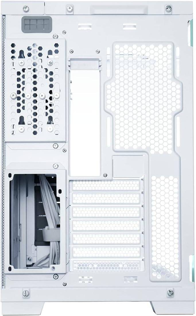 Lian Li O11D EVO RGB E-ATX Gaming Dual Chamber Case, White | G99.O11DERGBW.00 - Desert Games