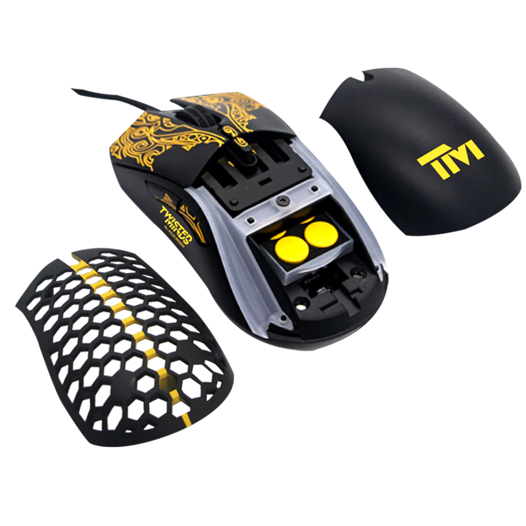 Twisted Minds COOLKNIGHT Wired 12000 DPI Gaming Mouse RGB - Black - TM-COOLKNIGHT - Desert Games