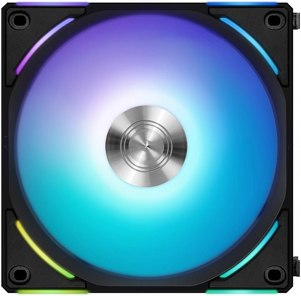 Lian-Li UNI Fan AL120 V2 Three Black, Pack of 3 | G99.12ALV23B.00 - Desert Games