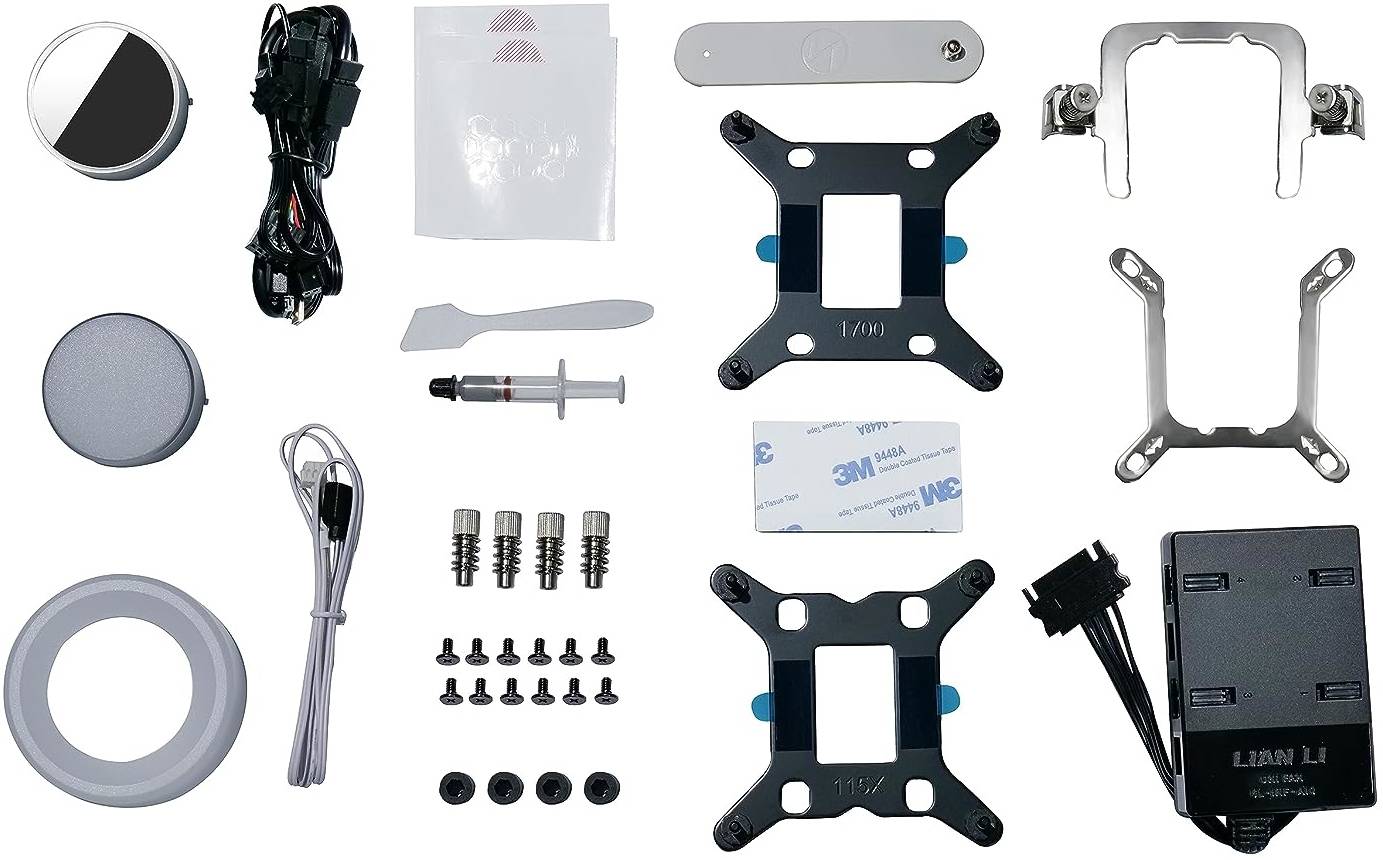 Lian Li Galahad II Trinity SL-INF 360 All In one CPU Cooler, White | G89.GA2T36INW.00 - Desert Games