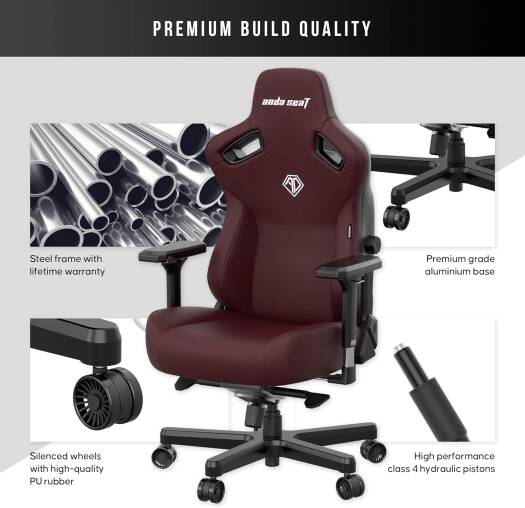 AndaSeat Kaiser 3 Series Premium Ergonomic Gaming/Office Chair AD12YDC-L-01-A-PVC - Desert Games