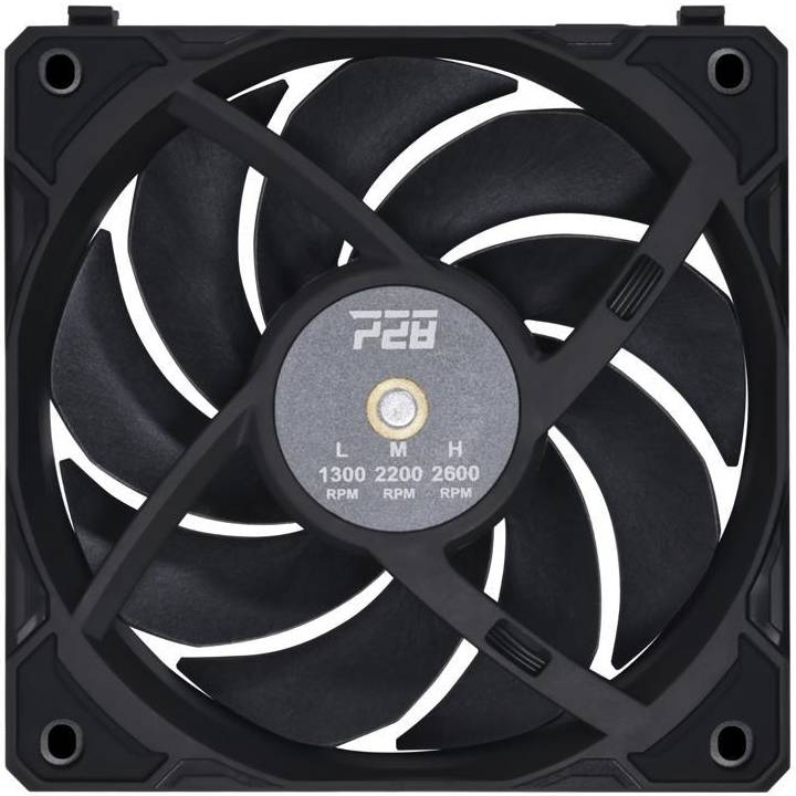 Lian Li UNI FAN P28 120mm Case Fan, Pack of 1, Black | P28120-1B - Desert Games