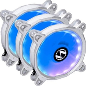 Lian Li BR 120 Digital RGB PWM Triple Pack Fan, 3x 120mm Fans with Remote Controller, Silver | G99.12Q18P.R30A - Desert Games