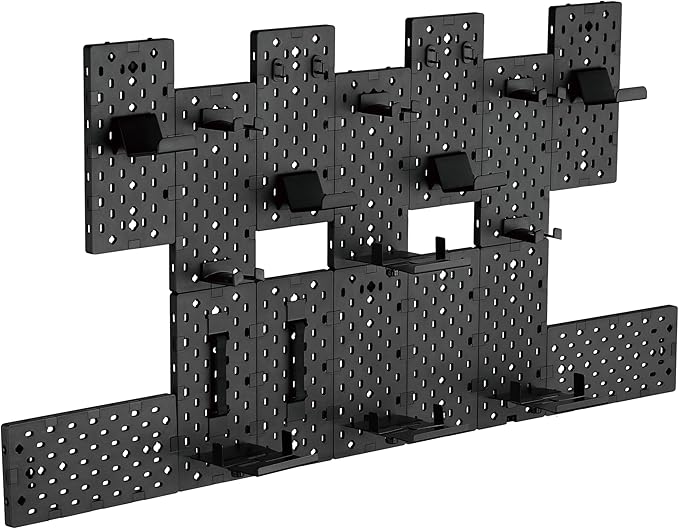 Twisted Minds Desk Mounted Pegboard Holder for Headphone & Controller - Stylish Design with Powder Coating Surface Finish - Desert Games