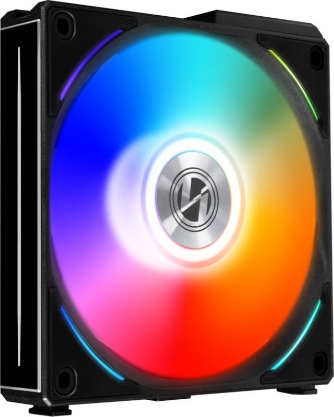 Lian Li UNI FAN AL120 Digital Addressable RGB 120 Fan, Single Pack, Black | G99.12AL1B.00 - Desert Games