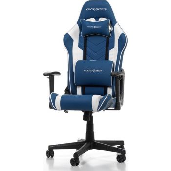 DXRacer P132 Prince Series Gaming Chair - Blue/White - Desert Games