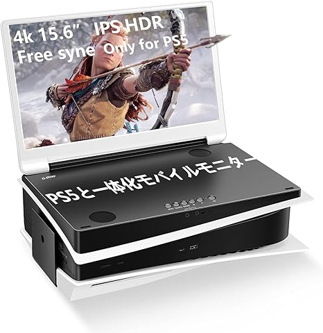 G-STORY 15.6" Inch IPS 4k 60Hz Portable Monitor Gaming Display - Desert Games