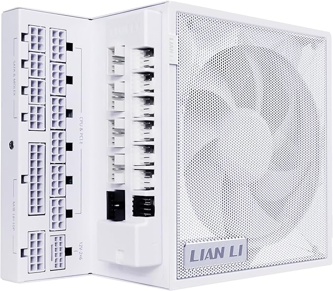 Lian Li Edge 1000W Full Modular Power Supply - White (EG1000G.WH) - Desert Games