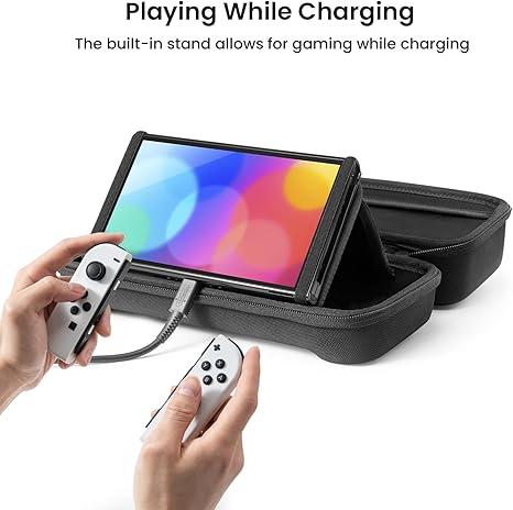 Tomtoc Carrying Case for Nintendo Switch - Black - Desert Games
