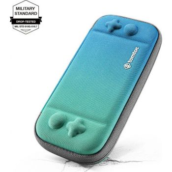 Tomtoc Nintendo Switch Slim Case - Ocean Blue - Desert Games