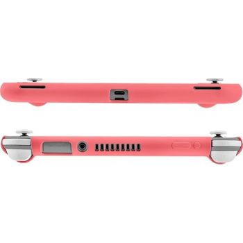 Tomtoc Nintendo Switch Lite Liquid Silicone Case - Coral Red - Desert Games