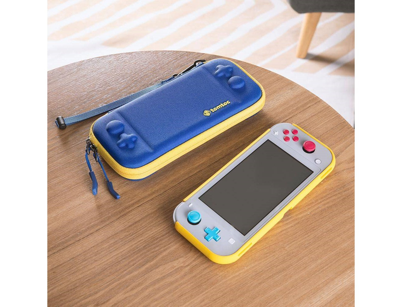 Tomtoc Nintendo Switch Lite Slim Case - Blue - Desert Games