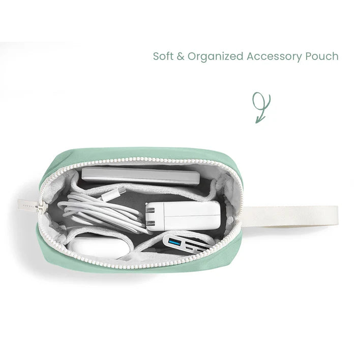 Tomtoc TheHer-A23 Jelly Laptop Sleeve Kit 13-inch - Green - Desert Games