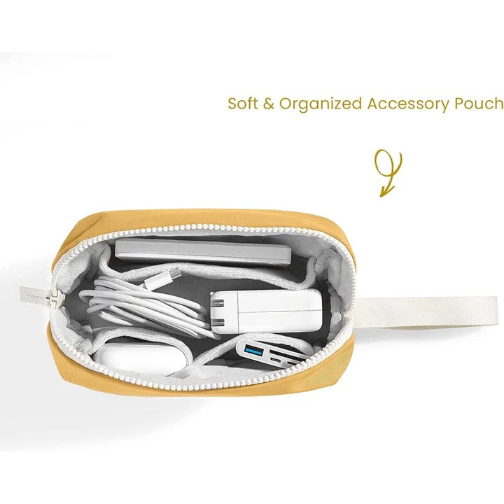 Tomtoc TheHer-A23 Jelly Laptop Sleeve Kit 14-inch - Yellow - Desert Games