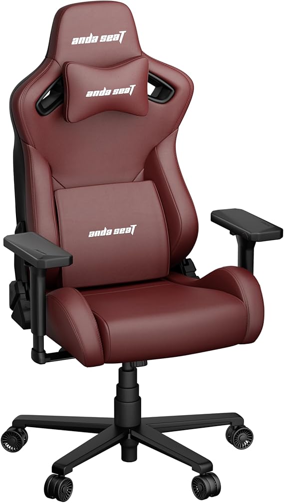 Anda Seat Kaiser Frontier XL Gaming Chair - Maroon PVC - Desert Games