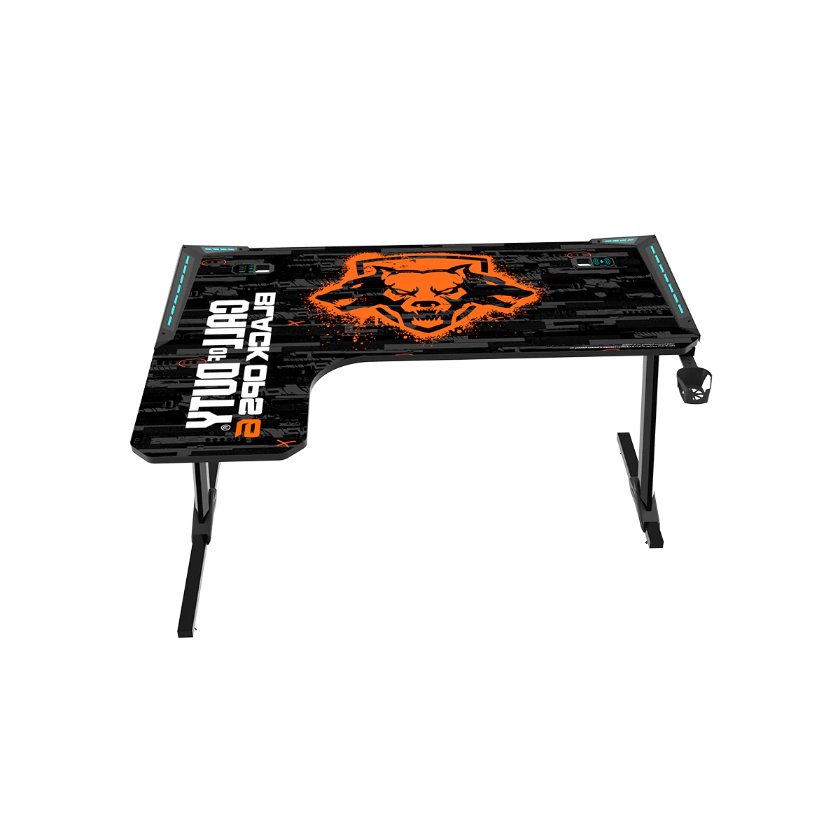 GAMEON Call Of Duty BLKOPS6-RAPTOR-L RGB Flowing Light Gaming Desk - Desert Games