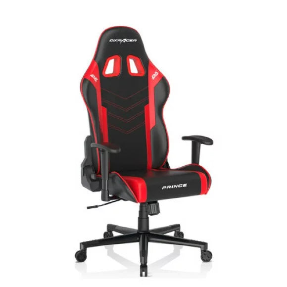 DXRacer P132 Prince Series Gaming Chair - Black/Red - Desert Games
