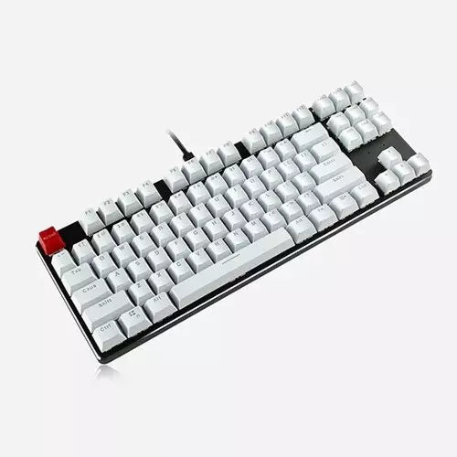 Glorious 104-Key ABS Double Shot Mechanical Keyboard Keycaps - White G-104-White - Desert Games