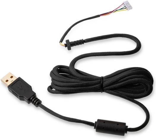 Glorious Ascended Cable V2, Highly Flexible & Ultra-light USB Mouse Cable, Black G-ASC-BLACK - Desert Games