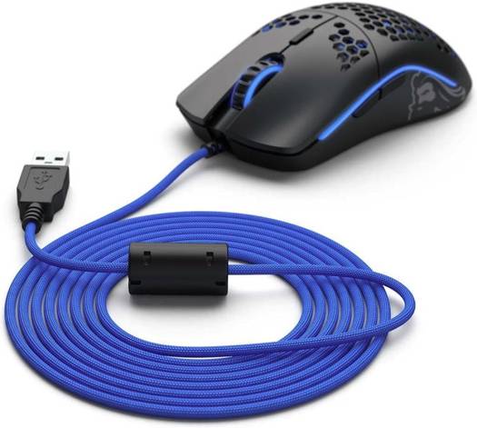 Glorious Ascended Cable V2, Highly Flexible & Ultra-light USB Mouse Cable, Blue G-ASC-BLUE - Desert Games