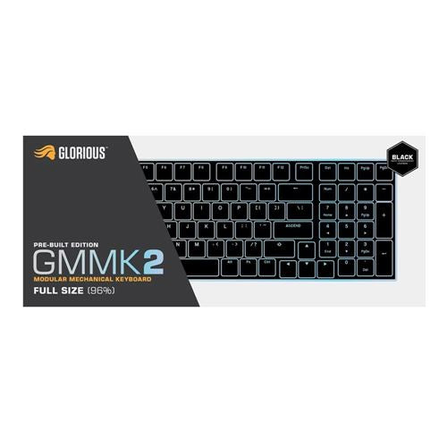 Glorious GMMK 2 Full Size 96%Barebones Mechanical Gaming Keyboard US Ansi - Black GLO-GMMK2-96-RGB-B - Desert Games