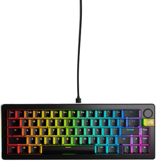 Glorious GMMK 3 PRO HE Prebuilt 75% Wired Keyboard - Black GMMK3-PRO-75-PB-HE-W-BLK-US - Desert Games