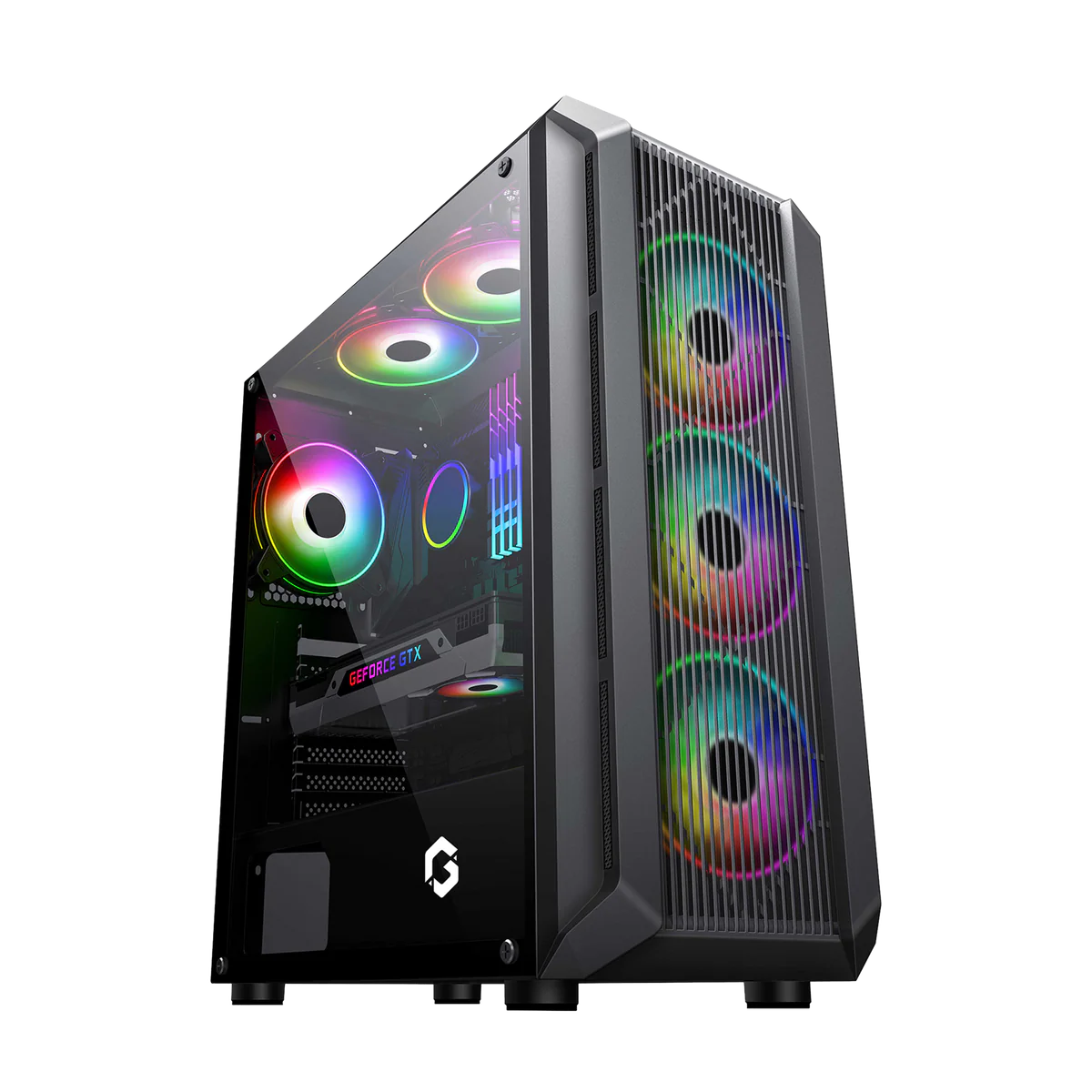 GAMEON TRIDENT II S-Series Mid Tower Gaming Case - Desert Games