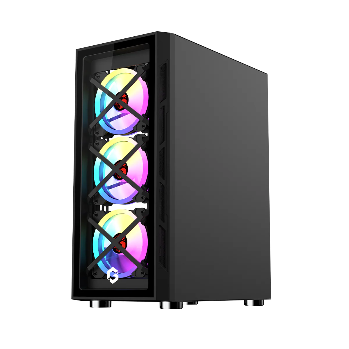 GAMEON TRIDENT III ARGB Mid Tower Gaming Case - Desert Games