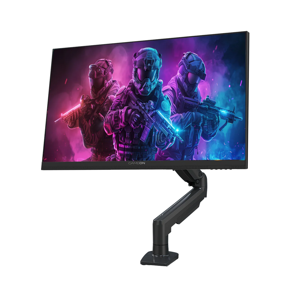 GAMEON 24FHD190IPSX Midnight Pro X Series 24" FHD, 190Hz, MPRT 0.5ms, HDMI 2.1, Fast IPS Gaming Monitor (Supports PS5) with Stand - Black - Desert Games