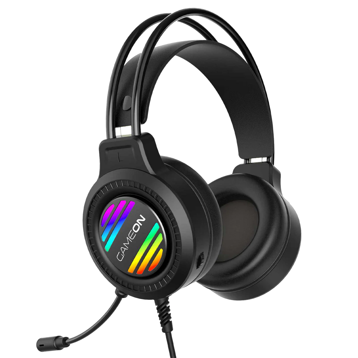 GAMEON GOT100 Ravenstrike RGB Gaming Headset - Black - Desert Games