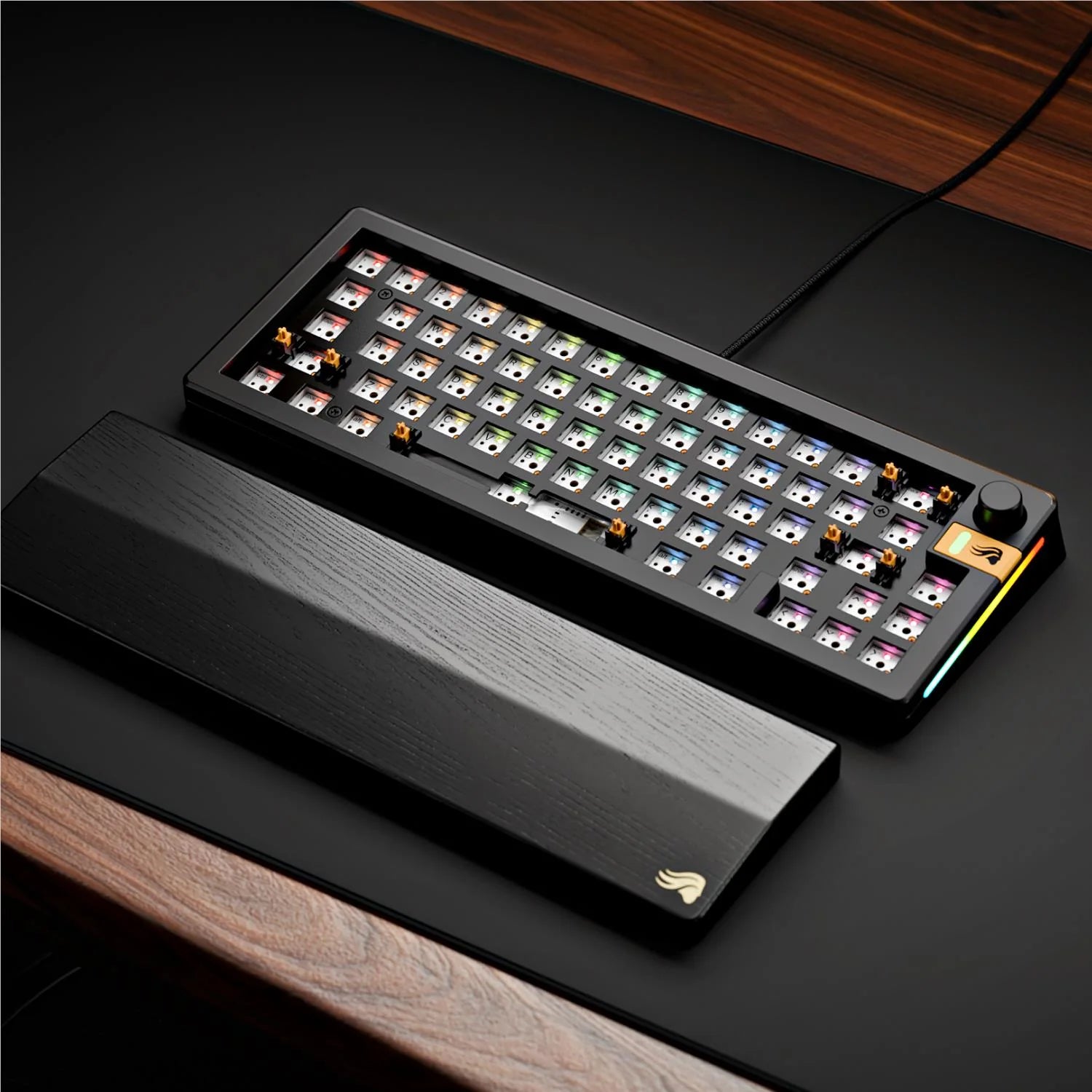 Glorious GMMK 3 65% Barebones Wired Gaming Keyboard - Black GMMK3-65-BB-W-BLK-US - Desert Games