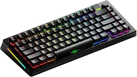Glorious GMMK 3 PRO 75% Mechanical Keyboard - Black GMMK3-PRO-75-PB-FOX-W-BLK-US - Desert Games