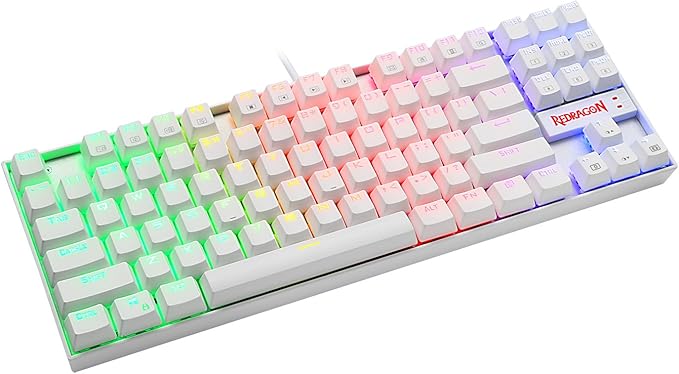 Redragon K552 Mechanical Gaming Keyboard - White - Desert Games