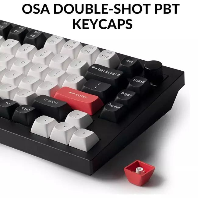 Keychron Q1 HE QMK Wireless Custom 75% Mechanical Keyboard - Black Q1H-M1-AR - Desert Games