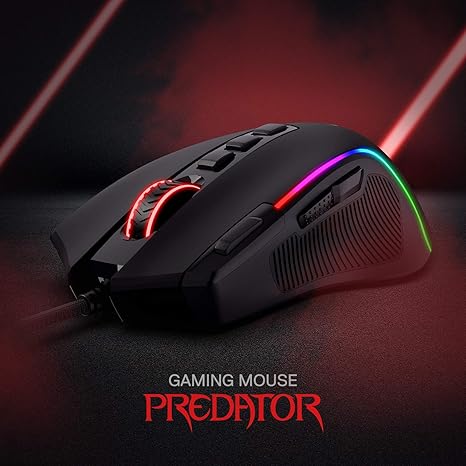 Redragon M612 Predator RGB Gaming Mouse - Desert Games