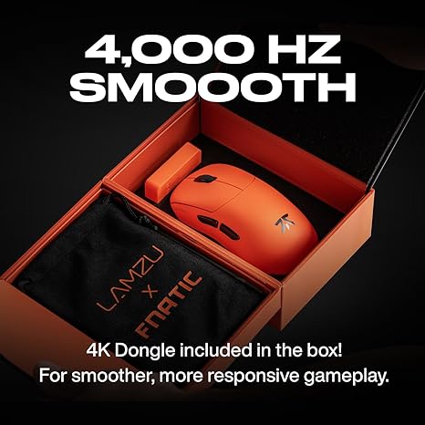 Fnatic x Lamzu Thorn Wireless Pro Gaming Mouse 4K Special Edition - Desert Games
