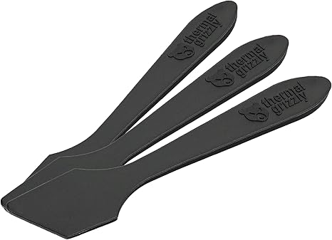 Thermal Grizzly TG Spatula (3 Pieces) - Perfect Application and Spread of Thermal Paste TG-AS-3 - Desert Games