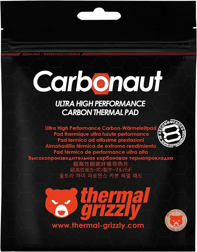 Thermal Grizzly Cpu-Cooler Thermal Grizzly Carbonaut Warmeleitpad - 32 - 32 - 0,2 Mm ,Tg-Ca-32-32-02-R - Desert Games