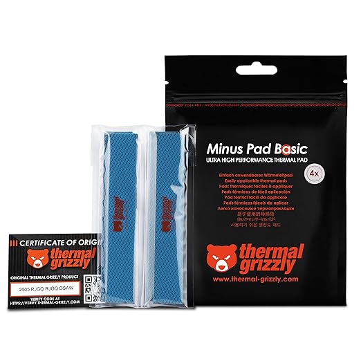 Thermal Grizzly Minus Pad Basic - 120x20x3,0 mm 4 pcs TG-MP-B-120-20-30-4 - Desert Games