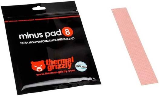 Thermal Grizzly Minus Pad 8 Thermal Pad, 20x120x3.0mm, 8W/mK Technical Conductivity TG-MP8-120-20-30-1R - Desert Games