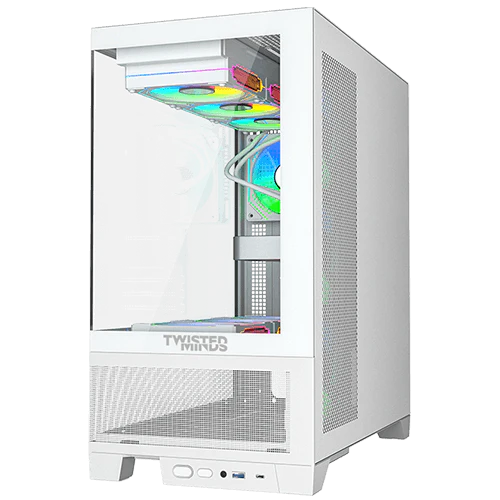 Twisted Minds Phantek - 07 Mid Tower Gaming Case - TM-245-3-W - Desert Games