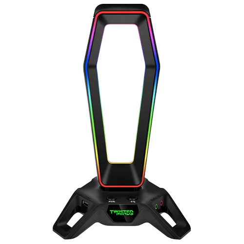 Twisted Minds TM-HS-502 RGB Scorpion Headset Stand Black - Desert Games