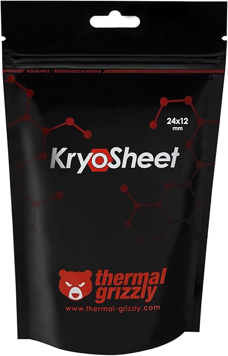 Thermal Grizzly KryoSheet (24x12x0.2mm) Thermal Pad TG-KS-24-12 - Desert Games