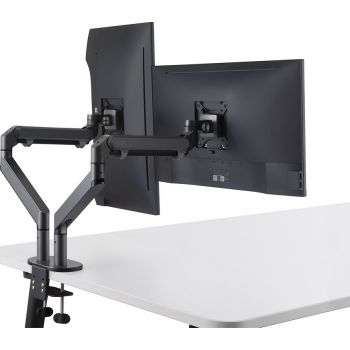 Upergo OZ-2 Gas Spring Dual Monitor Desk Mount, Steady Arm - Desert Games