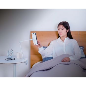 Upergo AP-7LC Height Adjustable Phone And Tablet Stand/Holder - White - Desert Games